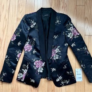 Zara, blazer, black